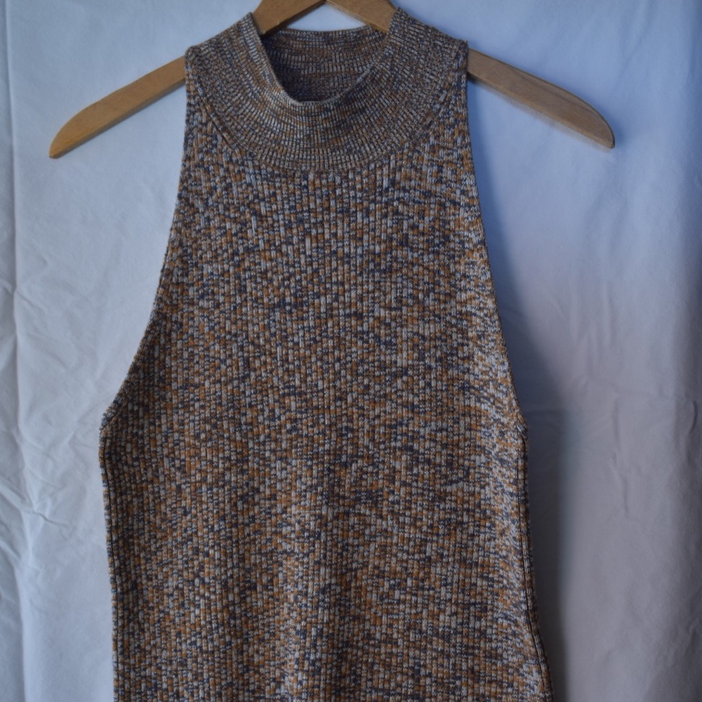 Madewell Marled Mockneck Sweater Tank- Size M